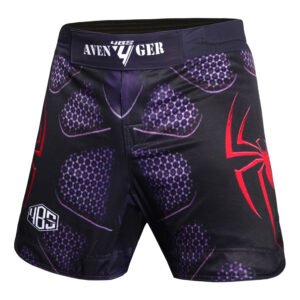 4B MMA Shorts| Lightweight High-Stretch Shorts for Men | Compression Fit, Secure Waistband & Flatlock Stitching | Grappling, BJJ, Muay Thai, Kickboxing & Gym Training