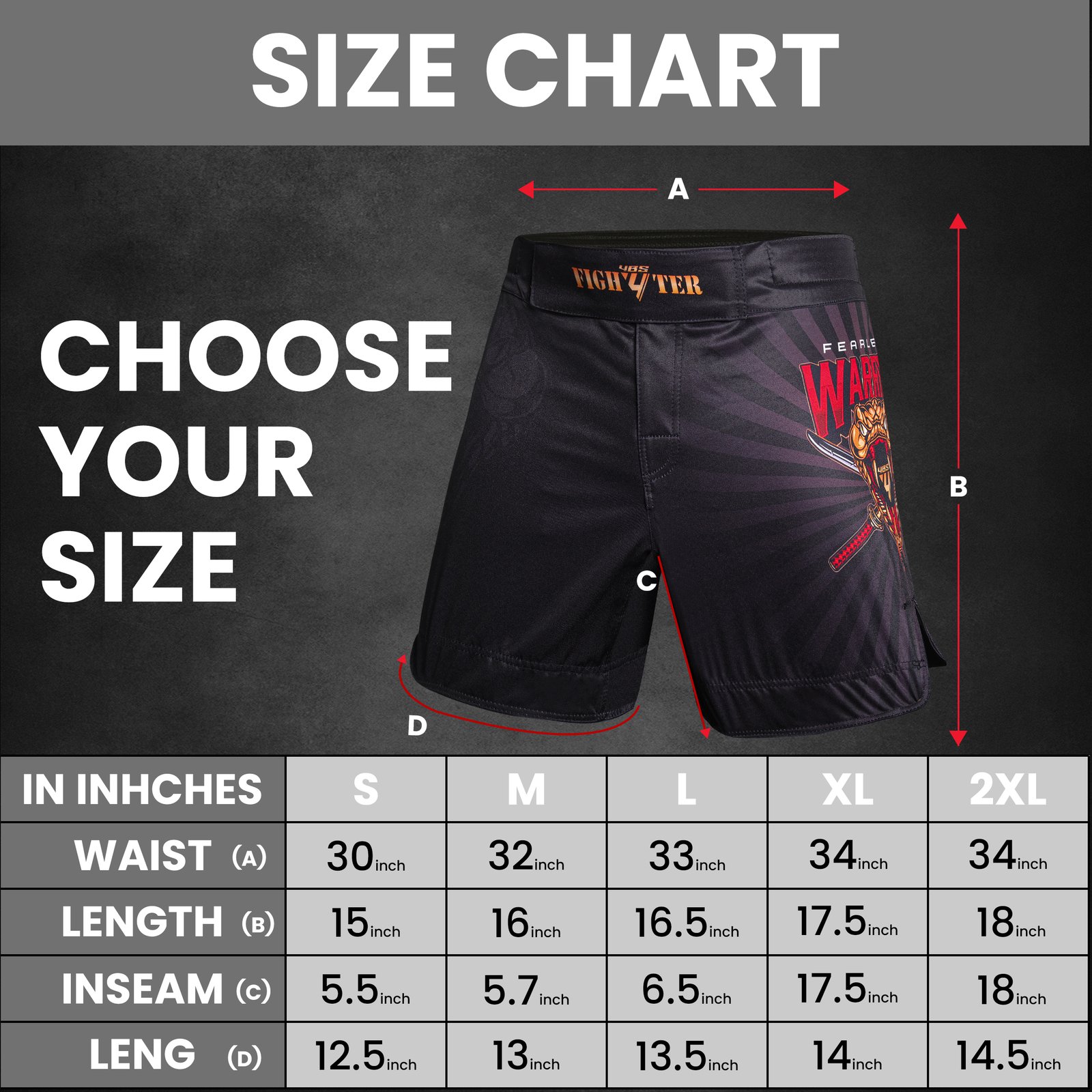 4B MMA Shorts| Lightweight High-Stretch Shorts for Men | Compression Fit, Secure Waistband & Flatlock Stitching | Grappling, BJJ, Muay Thai, Kickboxing & Gym Training Search this page - Image 7